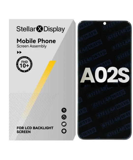 LCD Assembly With Frame Compatible For Samsung Galaxy A02S (A025F / 2020) (International Version) (OEM-ORG) (All Colors) With/Without Frame