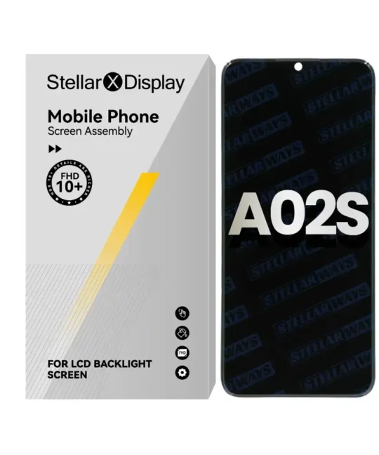 LCD Assembly With Frame Compatible For Samsung Galaxy A02S (A025U / 2020) (US Version) (OEM-ORG) (All Colors) With/Without Frame
