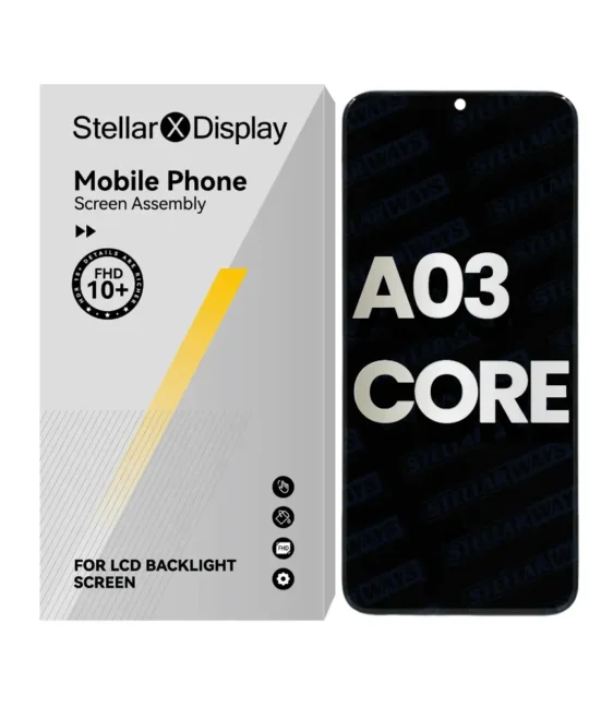 LCD Assembly With Frame Compatible For Samsung Galaxy A03 Core (A032 / 2021) (OEM-ORG) (All Colors) With/Without Frame