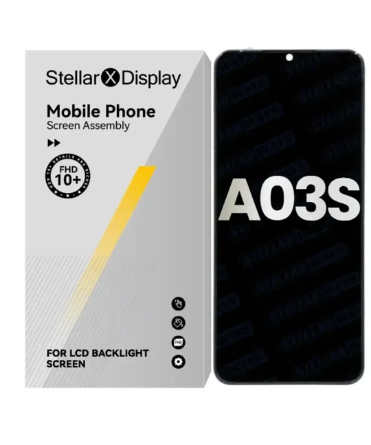 LCD Assembly With Frame Compatible For Samsung Galaxy A03s (A037M / 2021) (US Version) (OEM-ORG) (All Colors) With/Without Frame