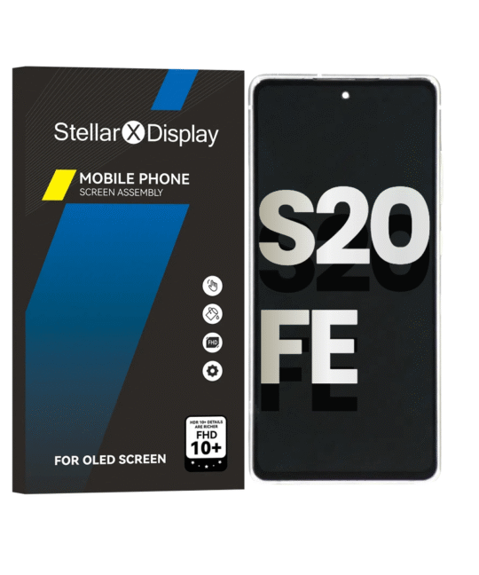 OLED/LCD Assembly With Frame Compatible For Samsung Galaxy S20 FE (OEM-ORG) (All Colors) With/Without Frame