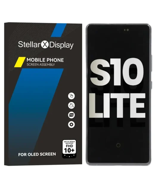 OLED/LCD Assembly With Frame Compatible For Samsung Galaxy S10 LITE (OEM-ORG) (All Colors) With/Without Frame