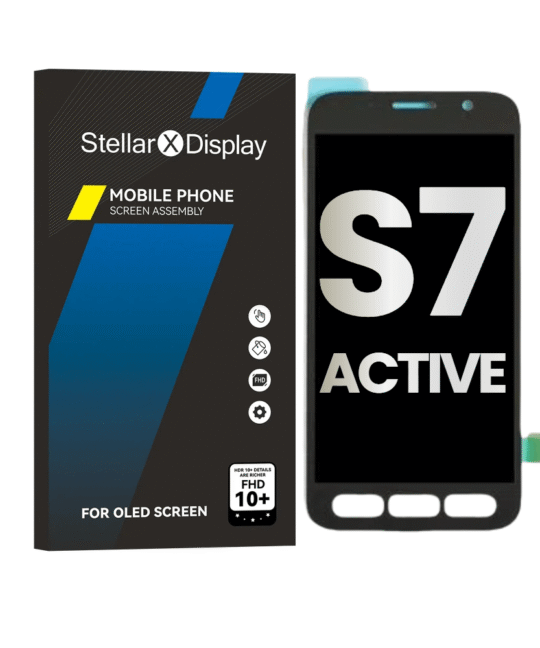 OLED/LCD Assembly With Frame Compatible For Samsung Galaxy S7 ACTIVE (OEM-ORG) (All Colors) With/Without Frame