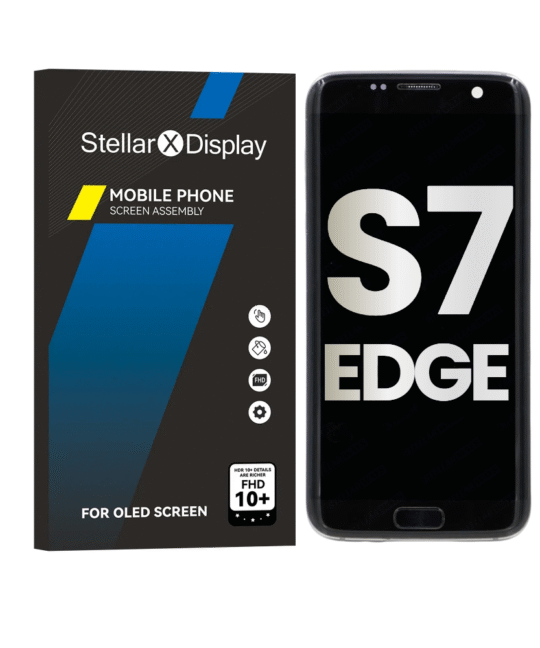 OLED/LCD Assembly With Frame Compatible For Samsung Galaxy S7 EDGE (OEM-ORG) (All Colors) With/Without Frame