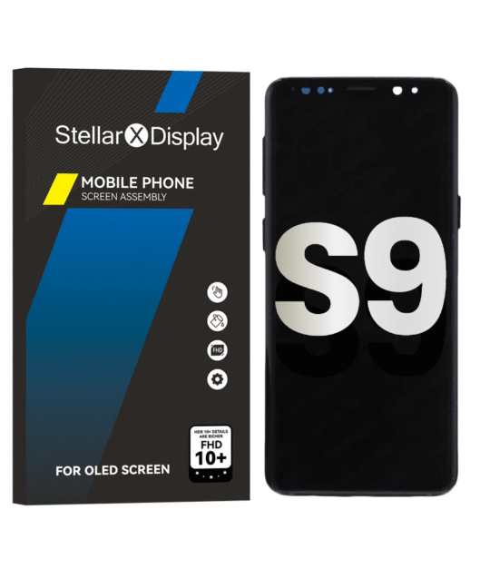 OLED/LCD Assembly With Frame Compatible For Samsung Galaxy S9 (OEM-ORG) (All Colors) With/Without Frame