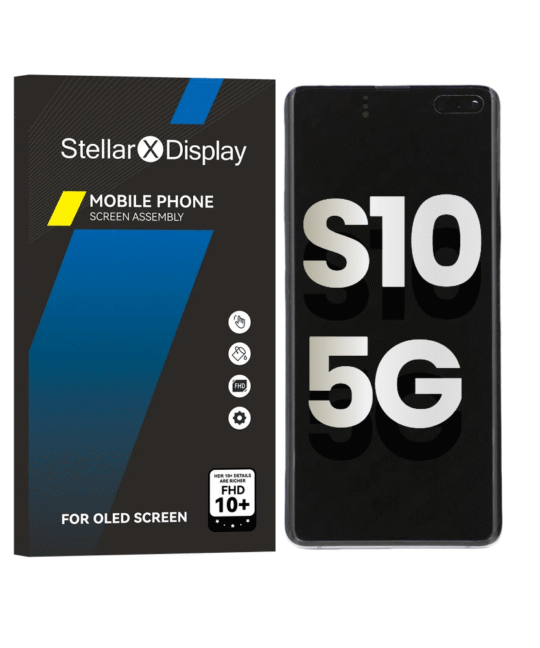OLED/LCD Assembly With Frame Compatible For Samsung Galaxy S10 5G (OEM-ORG) (All Colors) With/Without Frame