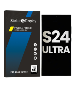 OLED/LCD Assembly With Frame Compatible For Samsung Galaxy S24 ULTRA (OEM-ORG) (All Colors) With/Without Frame