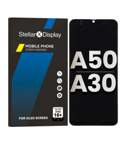 OLED/LCD Assembly Without Frame Compatible For Samsung Galaxy A50 (A505 / 2019) / A30 (A305 / 2019) (OEM-ORG) (All Colors)