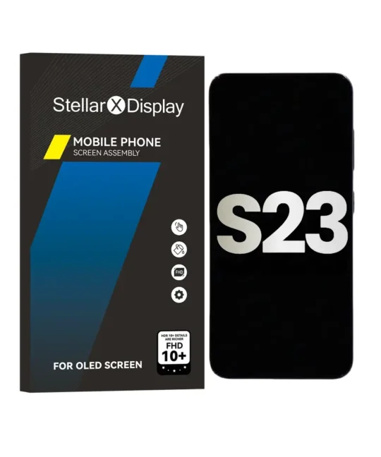 OLED/LCD Assembly With Frame Compatible For Samsung Galaxy S23 (OEM-ORG) (All Colors) With/Without Frame
