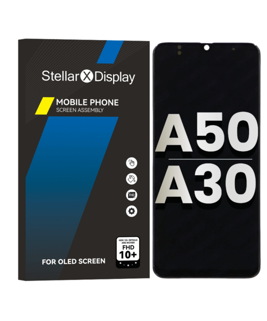 OLED/LCD Assembly With Frame Compatible For Samsung Galaxy A30 (A305 / 2019) (OEM-ORG) (All Colors)