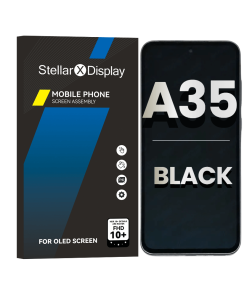 OLED/LCD Assembly With Frame Compatible For Samsung Galaxy A35 5G (A356 / 2024) (OEM-ORG) (All Colors) With/Without Frame