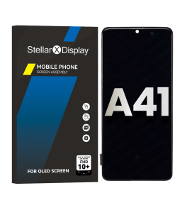 OLED/LCD Assembly With Frame Compatible For Samsung Galaxy A41 4G (A415 / 2020) (OEM-ORG) (All Colors) With/Without Frame