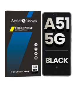 OLED/LCD Assembly With Frame Compatible For Samsung Galaxy A51 5G (A516 / 2020) (OEM-ORG) (All Colors) With/Without Frame