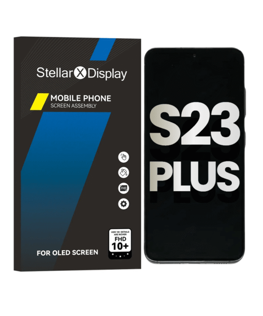 OLED/LCD Assembly With Frame Compatible For Samsung Galaxy S23 PLUS 5G (OEM-ORG) (All Colors) With/Without Frame