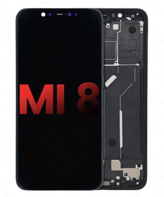 OLED/LCD Assembly With Frame Compatible For XIAOMI MI 8 (OEM-ORG) (All Colors) With/Without Frame