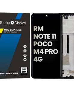 OLED/LCD Assembly With Frame Compatible For XIAOMI Redmi Note 11 / POCO M4 Pro 4G (OEM-ORG) (All Colors)