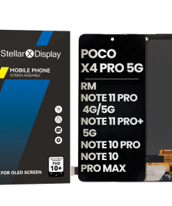 OLED/LCD Assembly Without Frame Compatible For XIAOMI Poco X4 Pro 5G / Redmi Note 11 Pro 4G / Note 11 Pro 5G / Note 11 Pro+ 5G / Redmi Note 10 Pro / Redmi Note 10 Pro Max (OEM-ORG) (All Colors)