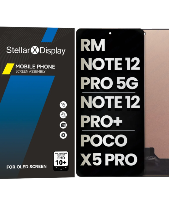 OLED/LCD Assembly Without Frame Compatible For XIAOMI Redmi Note 12 Pro 5G/ Xiaomi Redmi Note 12 Pro+ / Poco X5 Pro (OEM-ORG) (All Colors)