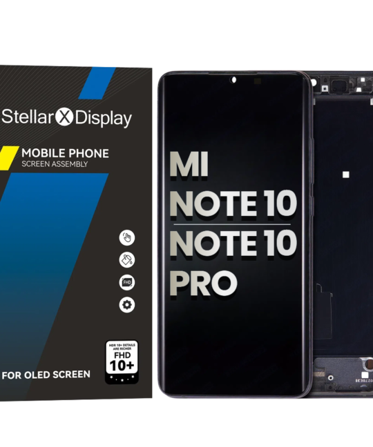 OLED/LCD Assembly With Frame Compatible For XIAOMI MI NOTE 10/MI NOTE 10 PRO (OEM-ORG) (All Colors)