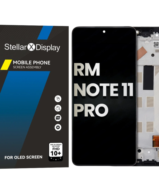 OLED/LCD Assembly With Frame Compatible For XIAOMI Redmi Note 11 Pro (OEM-ORG) (All Colors)