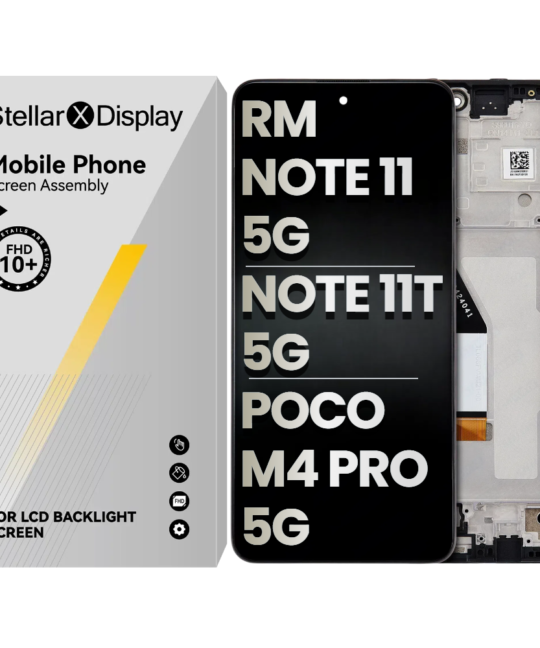 LCD Assembly With Frame Compatible For XIAOMI Redmi Note 11 5G / Redmi Note 11T 5G / Xiaomi Poco M4 Pro 5G (OEM-ORG) (All Colors)