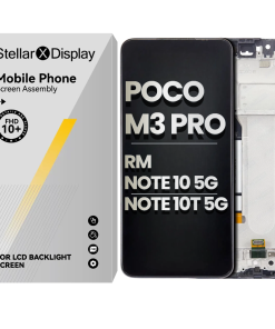 LCD Assembly With Frame Compatible For XIAOMI Redmi Note 10 5G / Poco M3 Pro 5G / Redmi Note 10T 5G (OEM-ORG) (All Colors)