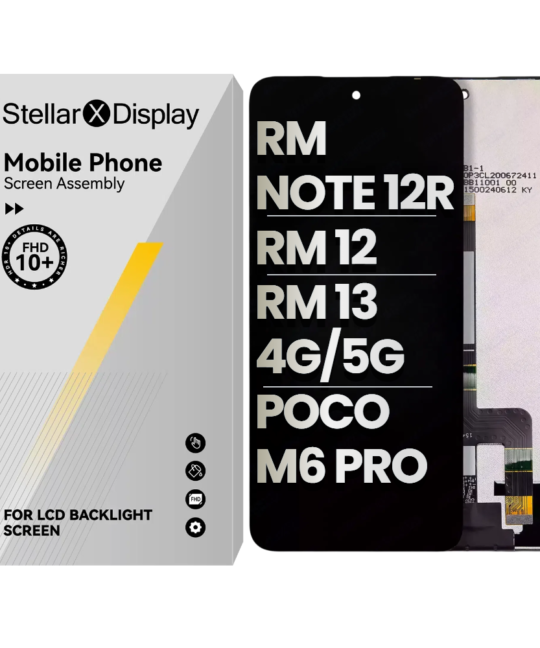LCD Assembly Without Frame Compatible For XIAOMI Redmi 12 / Redmi Note 12R / Redmi 13 4G / Redmi 13 5G / Poco M6 Pro (OEM-ORG) (All Colors)