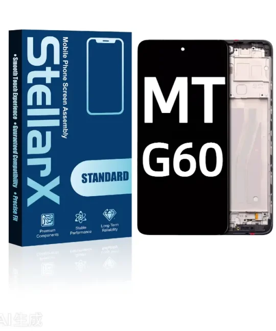 LCD Assembly With Frame Compatible For Motorola Moto G60 (XT2135 / 2021) (OEM-ORG) (All Colors)