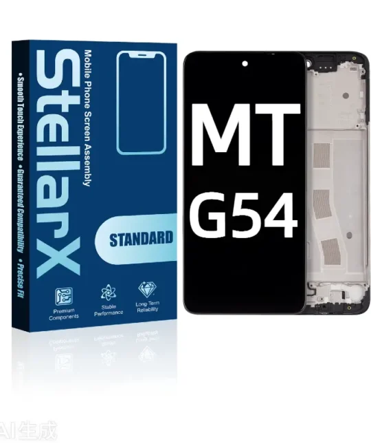 LCD Assembly With Frame Compatible For Motorola Moto G54 (XT2343 / 2023) (OEM-ORG) (All Colors)