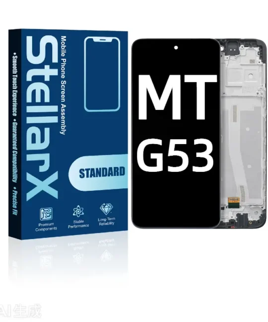 LCD Assembly With/Without Frame Compatible For Motorola Moto G53 (XT2335 / 2022) (OEM-ORG) (All Colors)
