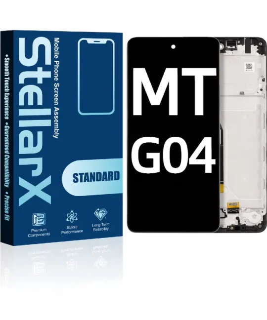 LCD Assembly With Frame Compatible For Motorola Moto G04 (XT2421 / 2024) (OEM-ORG) (All Colors)